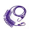 Portable Windproof Travel Clothesline for Indoor and Outdoor Use