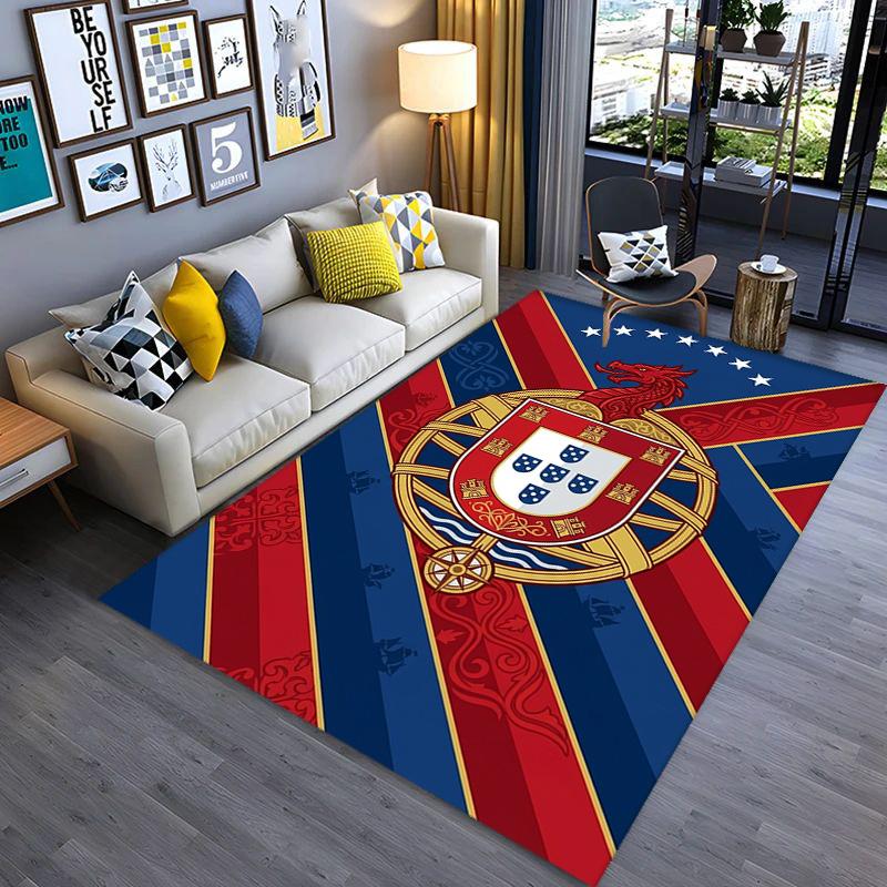 Royal Emblem Fabric carpet Living room and bedroom mats Doormat Art Christmas gifts Doormat