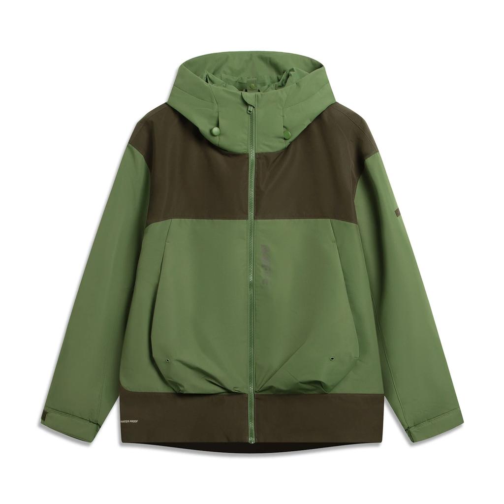 Li Ning Basketball Series Sports Hooded Zipper Warm Windbreaker Men Outerwear AWBV105-2