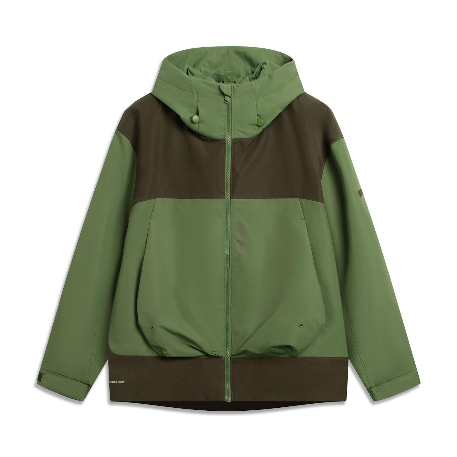 

Li Ning Basketball Series Sports Hooded Zipper Warm Windbreaker Men Outerwear AWBV105-2 L