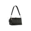 Coach Georgie 26 Classic Monogram Studded Carriage Logo Coated Canvas Underarm Bag Wine God Bag Crossbody Shoulder Bag Medium Women Bags 5605-SVS3L