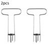 1/2Pcs Kitchen Tools T-Shaped Stainless Steel Corer Fruit Pitter For Olive Date Peach Kitchen Accessories