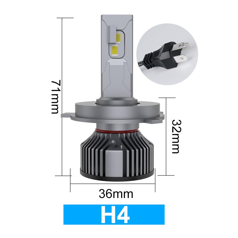 

2 шт. 140 Вт H7 светодиодные фары Canbus H1 H8 H11 H4 светодиодные лампы CSP 3570 чипы 9005 HB3 9006 HB4 9012 Hir2 35000LM авто турбо лампа 6000K 12 В 24 В H4/9003/HB2 Hi/Lo