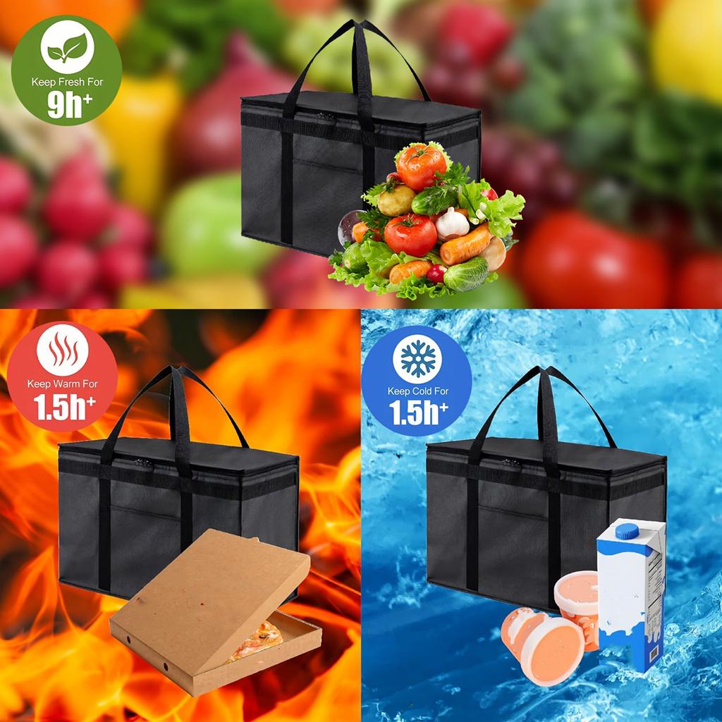 Outdoor Cross  Body Thick Insulated Lunch Box Handbag