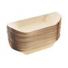 Nakamura Paper Plates, Takoyaki Boat Plates, 21cm, Pack of 50, Made from Bamboo Pulp, Eco-Friendly, Disposable, for Commercial Use