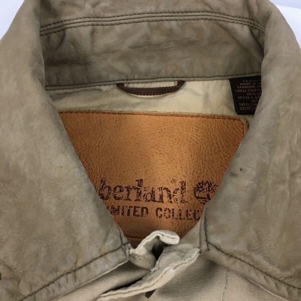90s-00s Vintage Timberland coverall mountain coat men M brown jacket(USED)