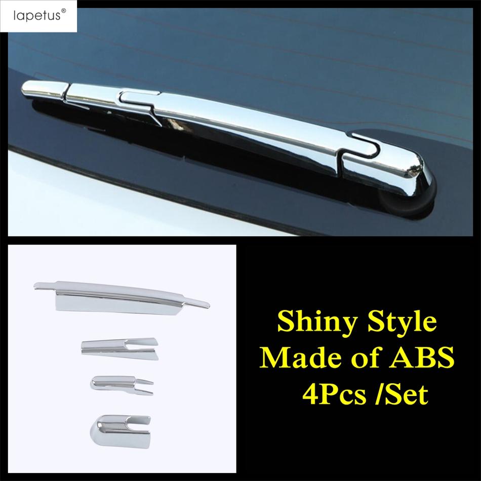 Rear Trunk Window Wiper Arm Decoration Cover Trim For Toyota Highlander / Kluger  - 2025 Chrome / Carbon Fiber Accessories Shiny Style
