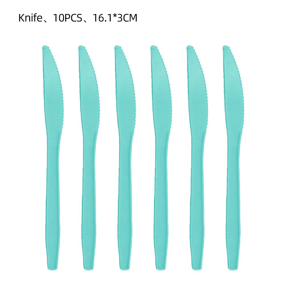 Tiffany Blue Birthday Party Decorations: Paper Plates, Flags, and Napkins