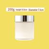 High-Quality Frosted Glass Eye Cream Jar, 200g - Light-Blocking, Sealed and Travel-Friendly