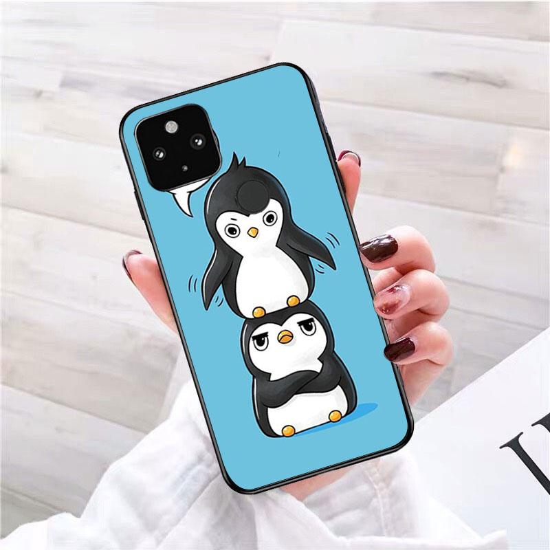 Urocze Etui na Telefon z Pingwinem dla Google Pixel 7 Pro 7 6A 6 Pro 5A 4A 3A Pixel 4 XL Pixel 5 6 4 3 XL 3A XL 2 XL