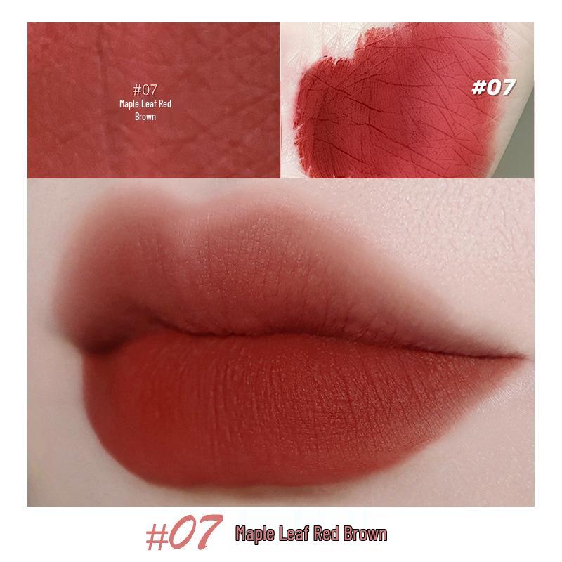 CARMELA Lipstick K04 Milk Coffee Matte Lip Glaze - Autumn/Winter Whitening Authentic.