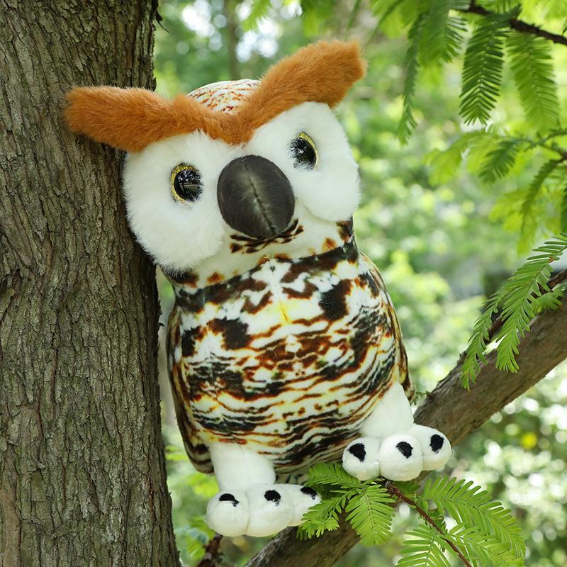 Plush Toy Duo Plushie Cartoon Anime Owl Doll Soft Stuffed Animal Children Birthday Gift Room Decoration