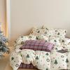 Spring/Summer Soft & Skin-friendly Pure Cotton Gauze 4-Piece Bedding Set: Class A Mother & Baby Grade
