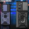 KEYSION დარტყმაგამძლე ქეისი Motorola Edge 30 Pro 20 Lite 20 Fusion S30 Push Pull კამერის დამცავი ტელეფონის ყდა MOTO G200-ისთვის