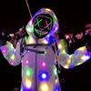 Hiphop LED Kleidung Jacke Hose Party Leuchtende Kleidung Herren Damen Karneval Konzert Leuchtende Kostüme Performance Zubehör