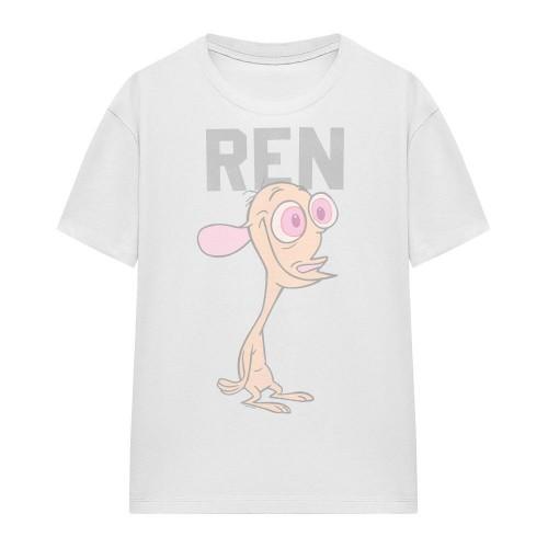 Ren & Stimpy Unisex Vuxen College T-shirt