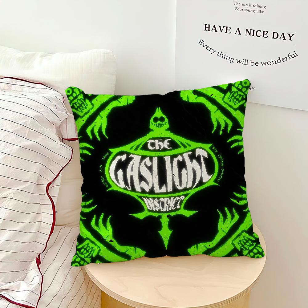 Cushion Cover Soft Pillow Case For Sofa Anime Living Room Home Office Decor Protective Covers The D-District Gaslight Cartoon