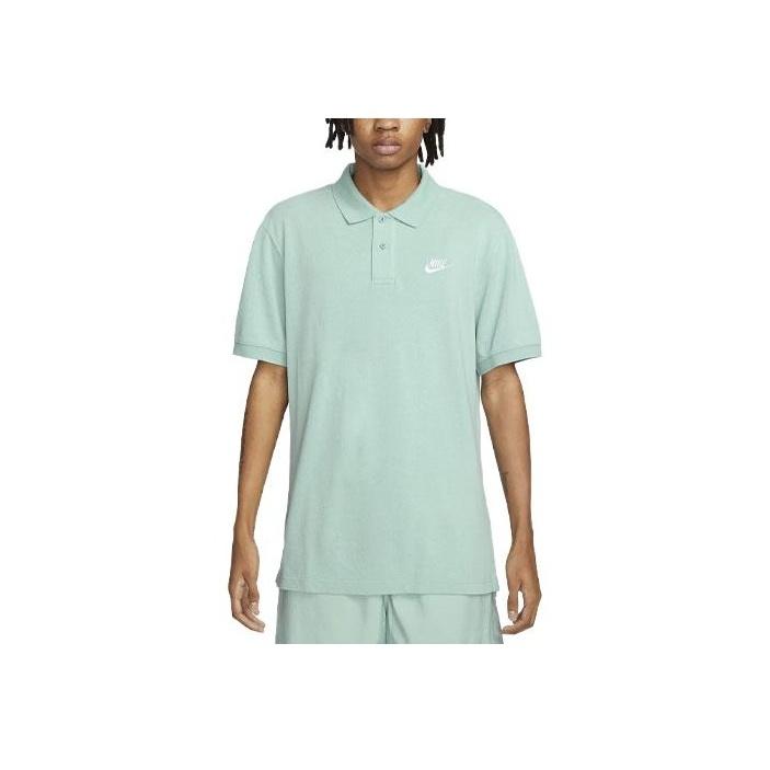 

Nike Sportswear Logo Embroidered Short Sleeve Polo Shirt Men tops Mineral CJ4456-309 L