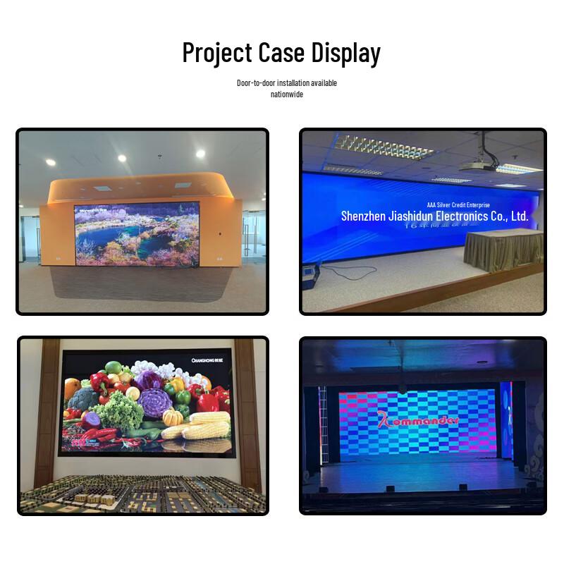 JURDGLED P1.86 Small Pitch LED Display CN plug (adapter included)