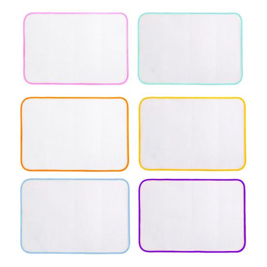 2Pcs Thermal Insulation Pad Heat-Resistant Mesh Protects Surfaces Large Board Size Anti-Glare Fabric Ironing Net
