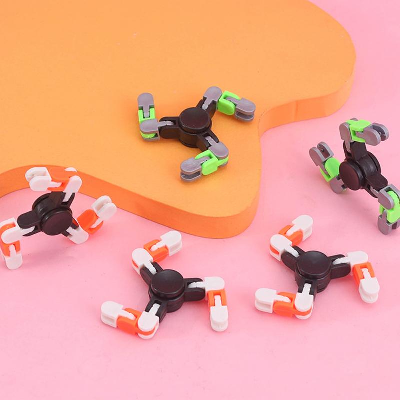 Funny Transformable  Fingertip  Spinner Stress Relief Spinning Top Parent-child Games Props