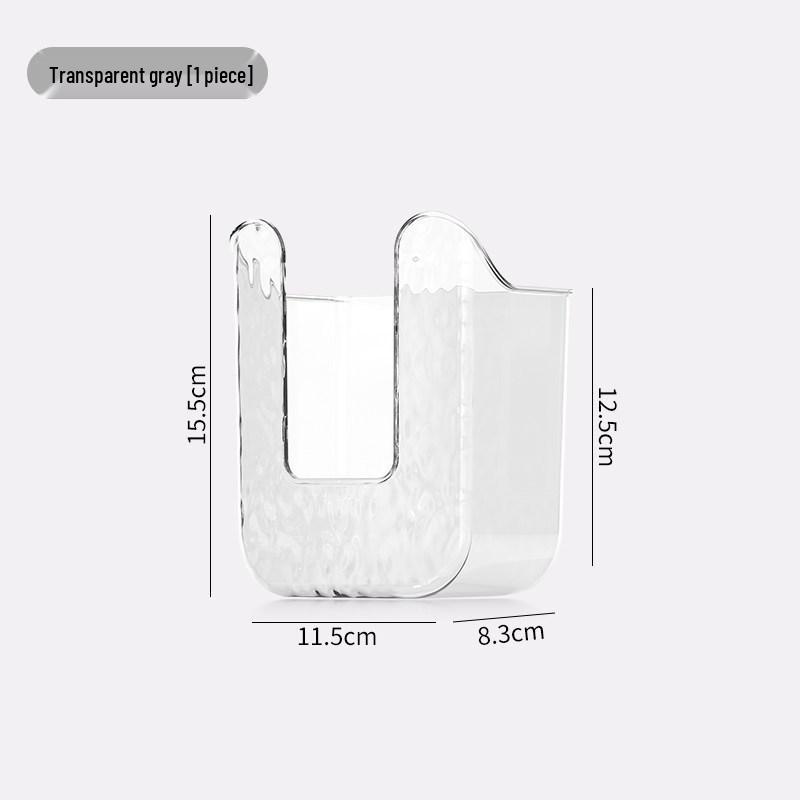 Wall-Mounted Suction Cup Wet Wipe Dispenser for Bathroom and Kitchen