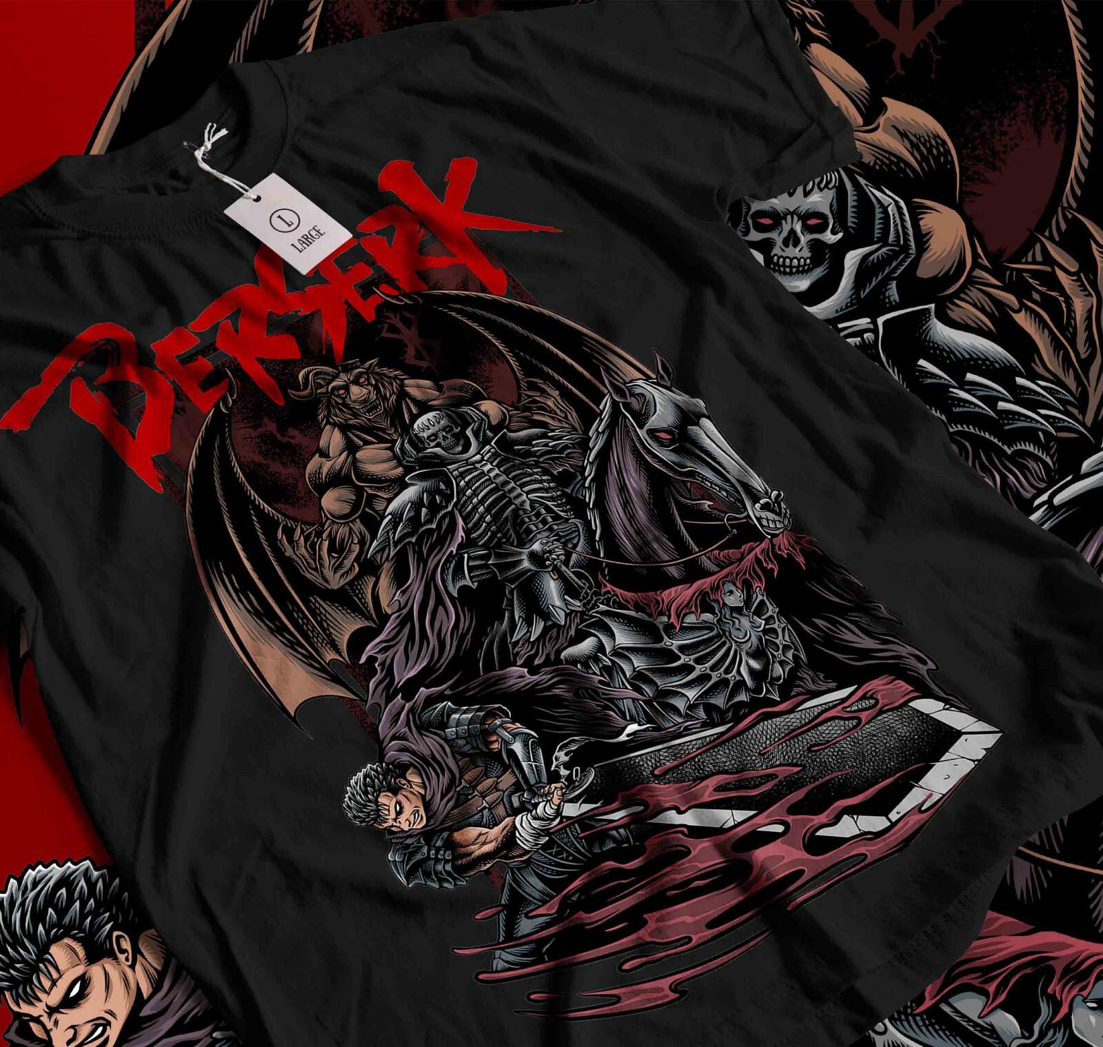 

Berserk T-Shirt Mens Womens Tees Top,Guts Shirt, Anime Tee, Manga,Japanese, Aesthetic,Unisex Gift 507 4XL
