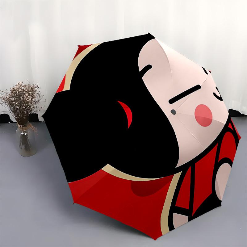 Pucca Automatic Opening and Closing, 8 Rib Structure Portable Umbrella, Suitable for Men and Women In All Seasons Perfect Gift for Holidays