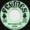 7inch Record RICK CORIN  Open The Gate Of Zion FL001 Flames Records US Reggae Ska  Dub Used