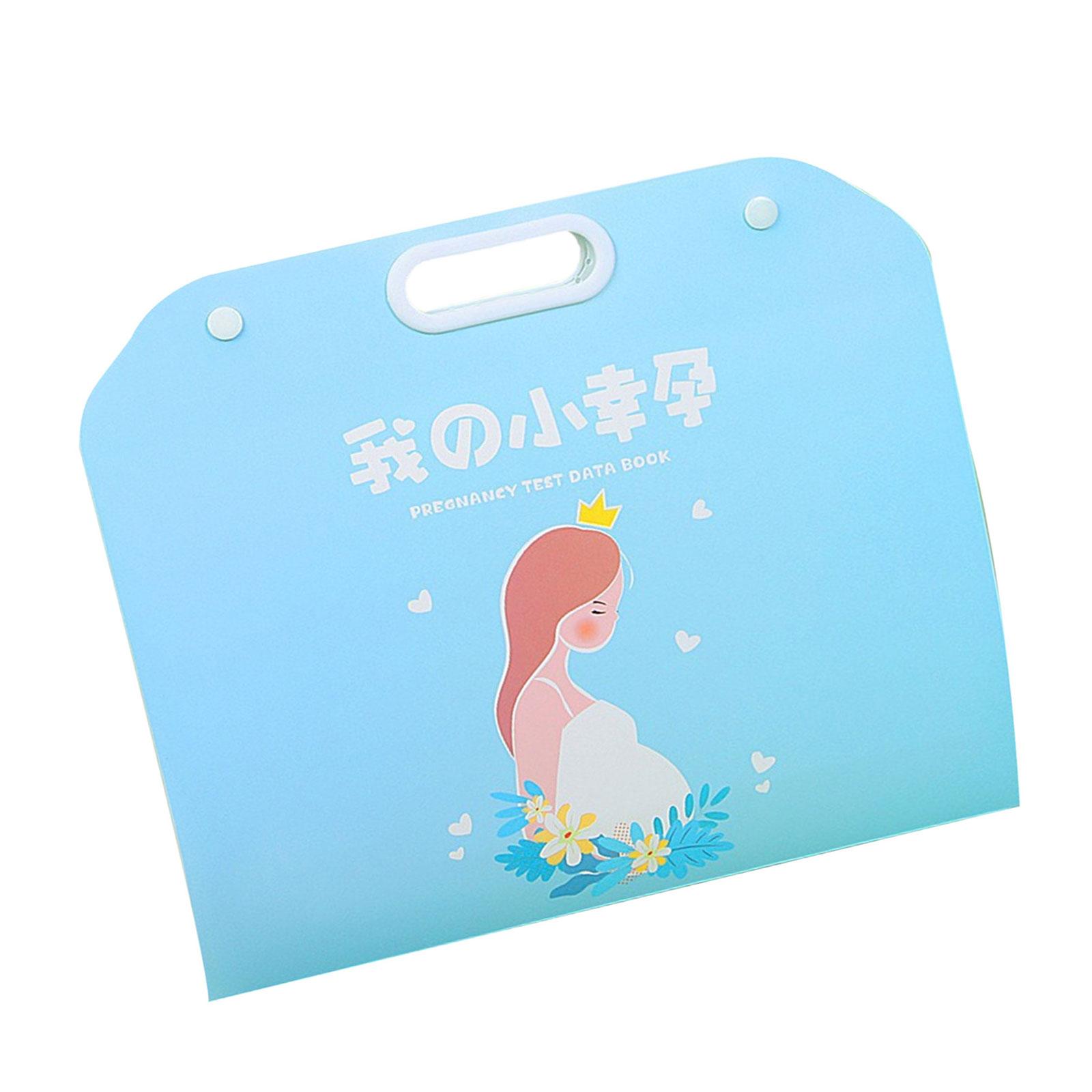 4060 страниц Органайзеры для документов по беременности Контрольный список по беременности Вставка в папку Портативное хранилище Буклет 40 синий 719₽