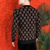 Men's European Fashion Fleece-Lined Sweatshirt, Round Neck, Warm, Lightweight, Versatile, Trendy, Youthful, Casual Base Layer.
