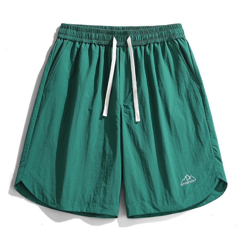 Casual Pants Men's Loose and Quick Drying Casual Shorts Summer Ice Thin Sports Capris