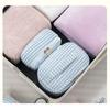 Fashion Corduroy Makeup Bag Zipper Large Capacity Travel Cosmetic Bag Portable Storage Organizer Toiletry Bag