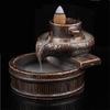 Nouveau Brûleur d'Encens à Reflux Créatif en Céramique Cône d'Encens Bois de Santal Céramique Brûleur d'Encens d'Aromathérapie Fournitures Décoration de Maison LS