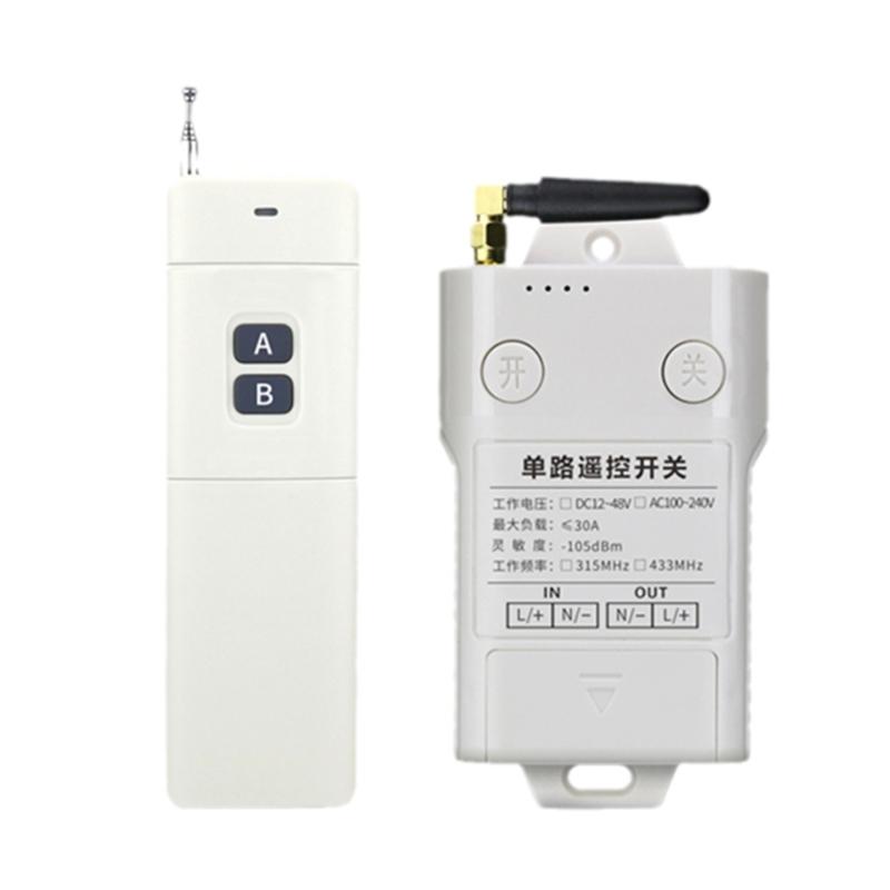 Universal Remote Control 433Mhz 315Mhz 3000m RF Receiver Transmitter Wireless RF Remote for High-power Water Pump