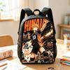 Cartable Anime Haikyuu pour Étudiant Sac à Dos Impression Fournitures Scolaires Grande Capacité Sac à Bandoulière Hommes Femmes Mochila Sac à Dos Scolaire