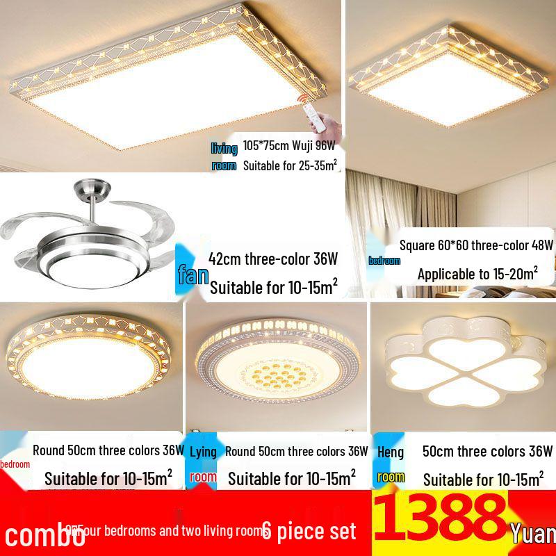 Modern Round LED Ceiling Light for Living Room, Dining Room, Bedroom, and Study