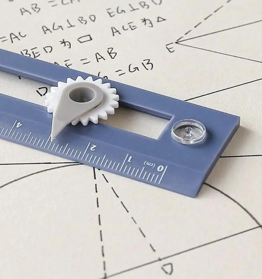Multi-function Compass Ruler Drawing DIY Circle Tool Useful Geometric Ruler  Student