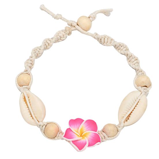 Bohemian Flower Sea Shell Beads Anklet Foot Chain Women Barefoot Ankle Bracelet