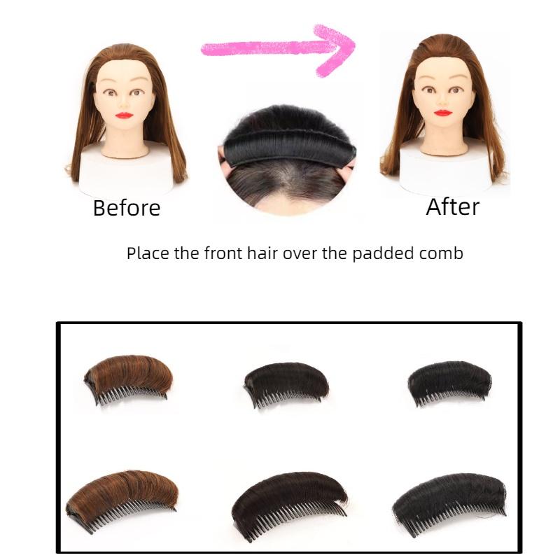 High Cranial Hair Puff Comb Instant Volume Thickness Natural Accessory Hairpiece