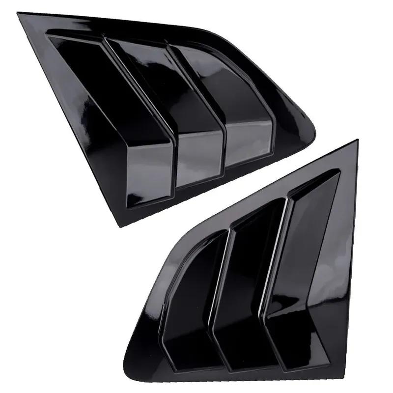 Für Nissan Rogue Sport 2017- Qashqai J11 2014- Auto Hinten Jalousie Fenster Seite Shutter Abdeckung Trim Aufkleber Vent Scoop Carbon