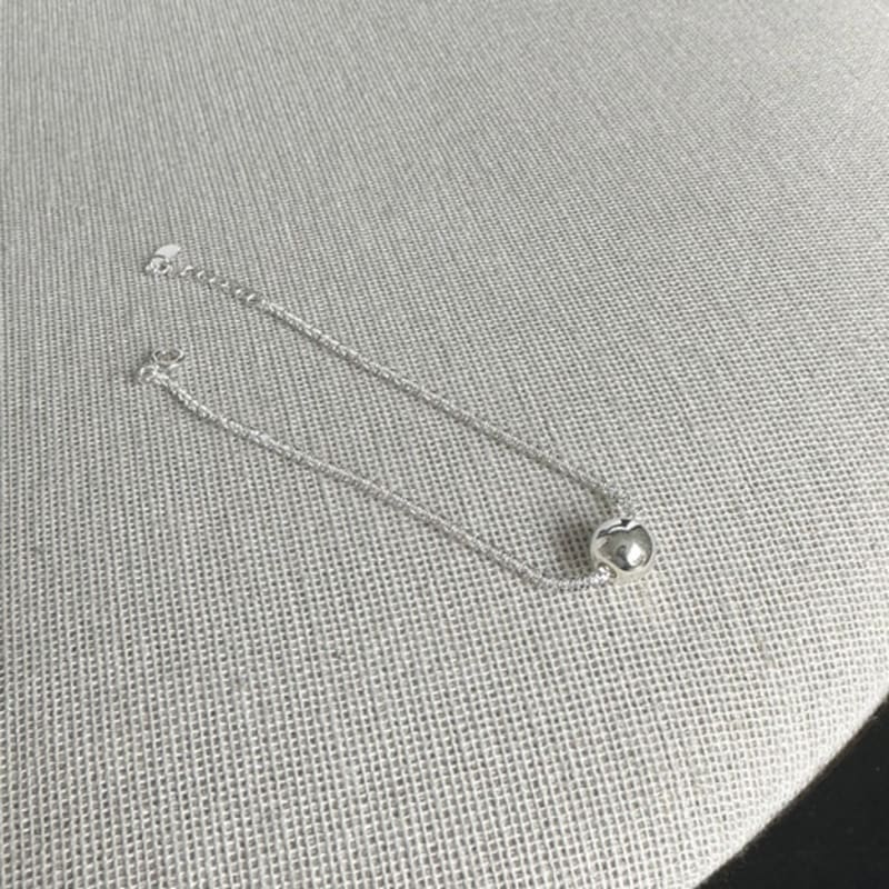 geegee [silver925] snow ball bracelet