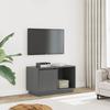 VidaXL TV Stand Grey 74x35x44 Cm Solid Pine Wood814336