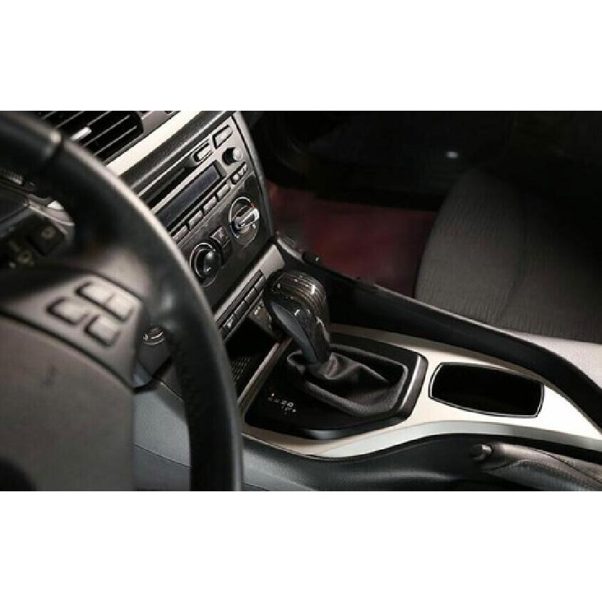 Black Wood Grain 2010-2013 Central Console Gear Shift Knob Cover For BMW X1 E84