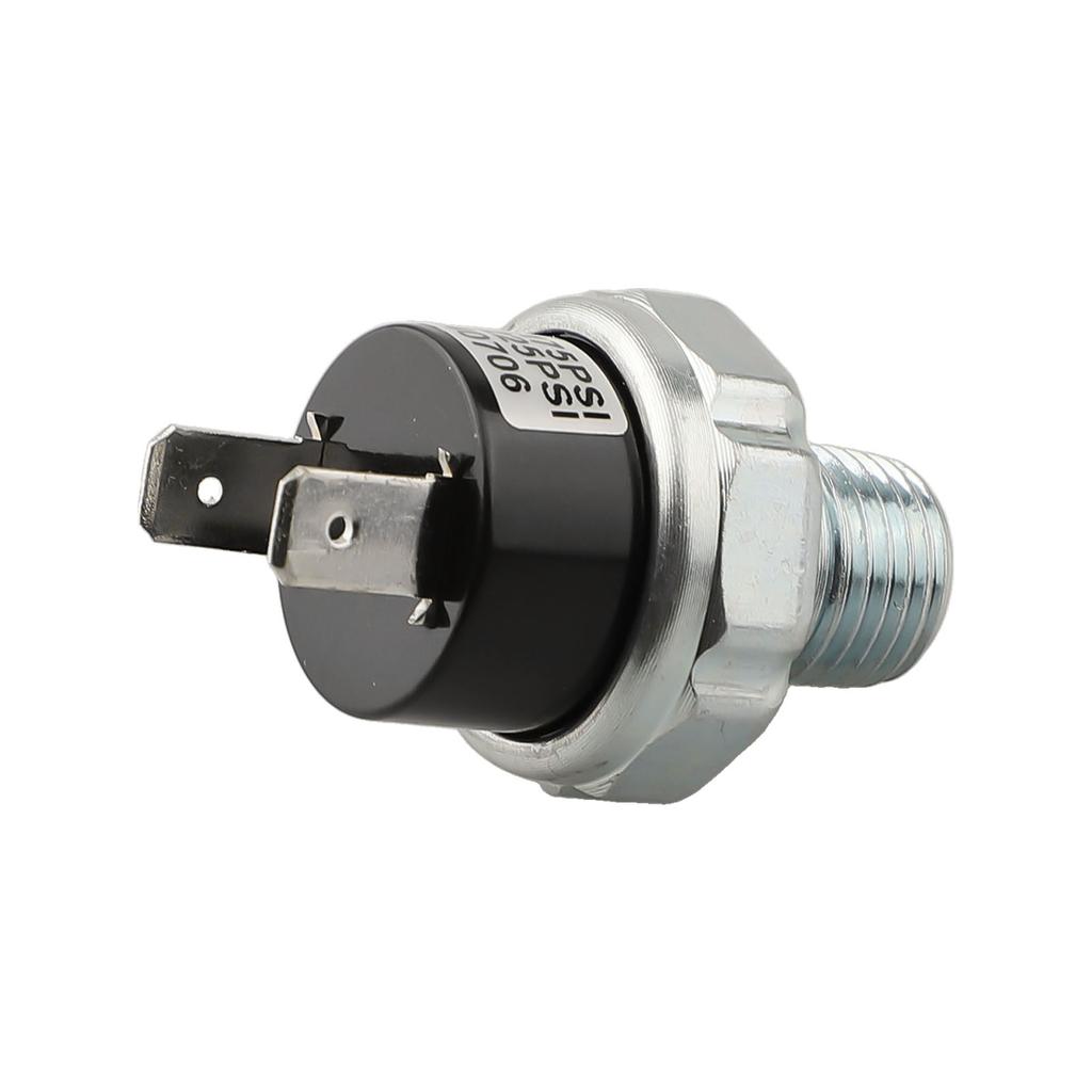 175-225 PSI Switch Silver Black Air Compressor Switch Easy Installation For Air Horns Heavy-duty Applications For Air Compressor