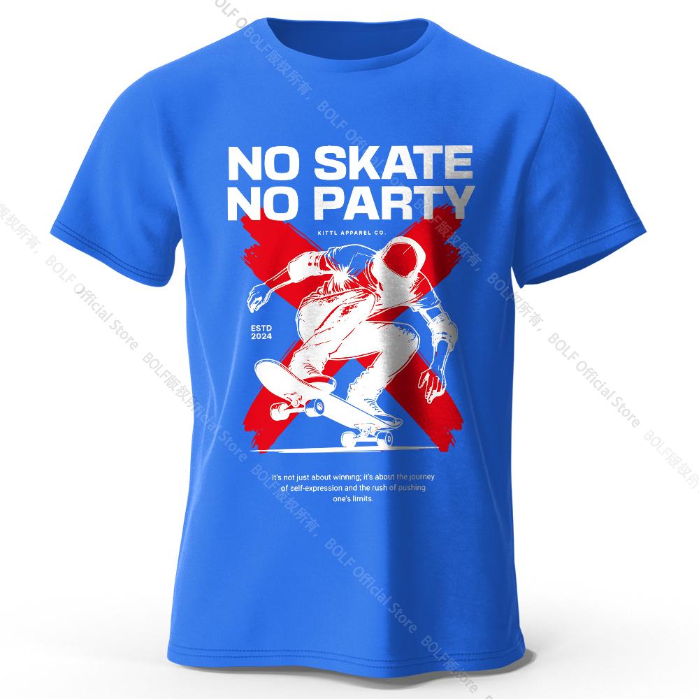 Skateboard Graphic T-Shirt 100% Cotton Urban Street Style Tee for Men and Women Casual Skate Wear