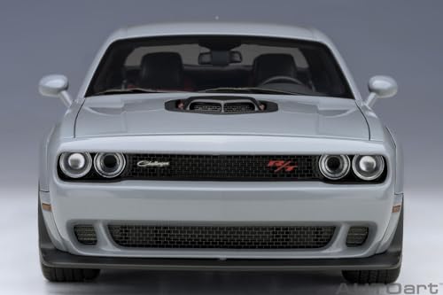 AUTOart 1/18 Scale Dodge Challenger R/T Scat Pack Widebody 2022 SMOKE SHOW/Gray Finished Product