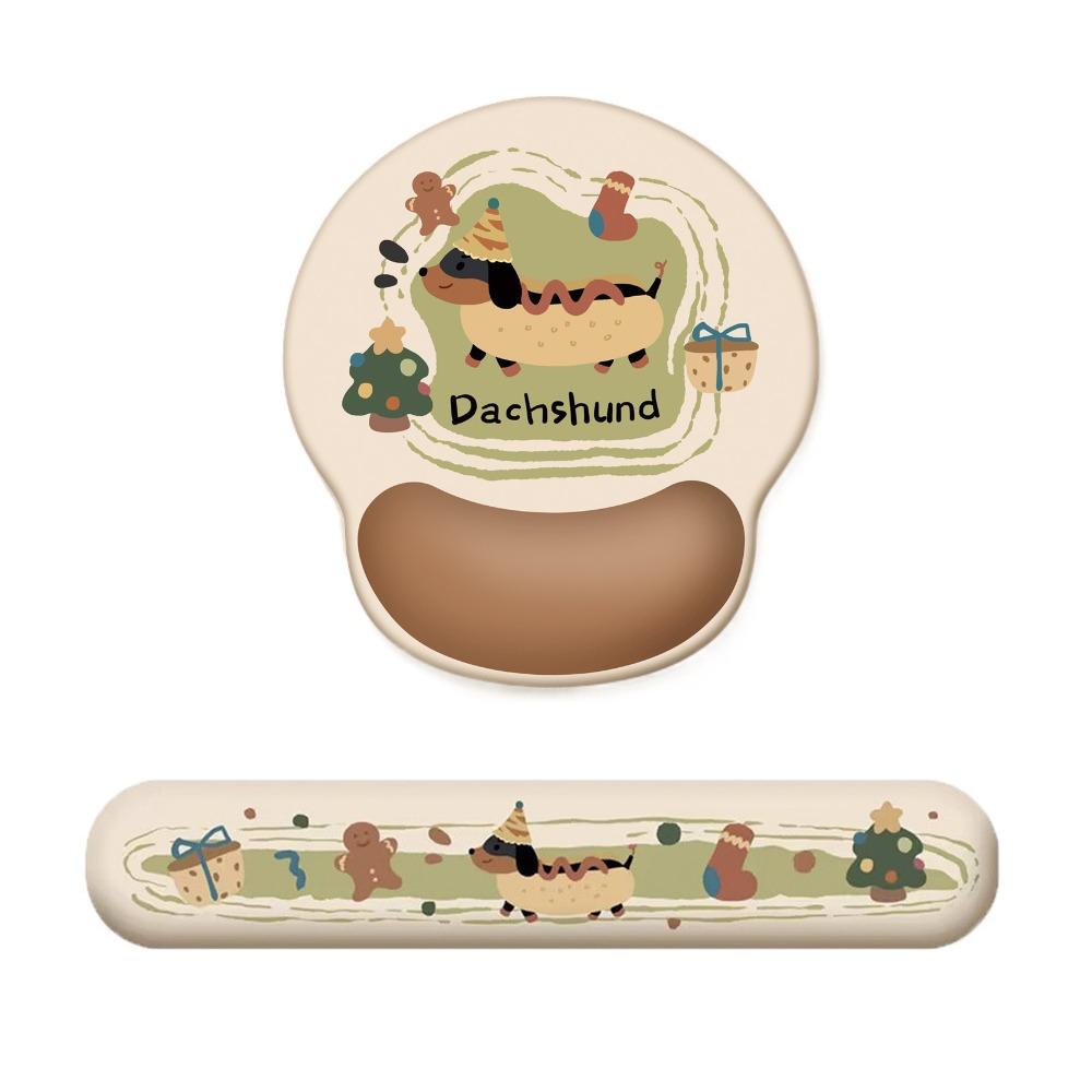 

Защита Поддержка для рук Подставка для запястья Мягкая Подставка для запястья мыши Милый Коврик для локтя Style 3