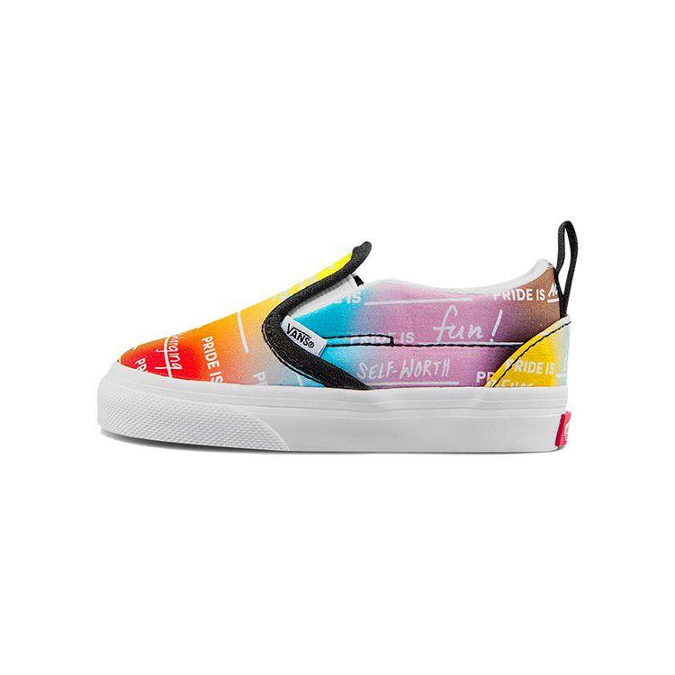 Vans Slip-On Series Comfortable Low-Top Walking Shoes Baby Sneakers Colorful VN000UBSASA