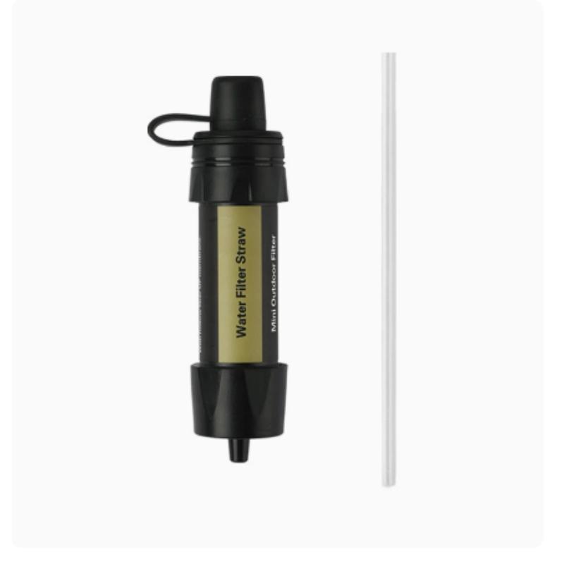 Water Filter Straw Outdoor Portable Water Purifier Survival Gear for Camping Hiking Backpacking